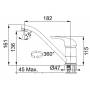 Смеситель для кухни FRANKE Basic 115.0250.147. Фото