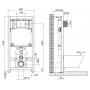 Унитаз подвесной с сиденьем BelBagno STYLUS-TOR + Система инсталляции для унитазов с кнопкой смыва BB014-SR-BIANCO. Фото
