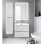 Тумба под раковину подвесная BELBAGNO ALBANO-600-2C-SO-RVB Rovere Vintage Bianco. Фото