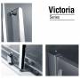 Душевой уголок GEMY Victoria S30191G-A75. Фото
