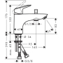 Смеситель для ванны Hansgrohe Logis 71312000. Фото