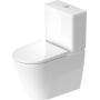 Унитаз напольный под бачок DURAVIT D-Neo Rimless 2002090000. Фото