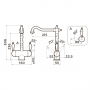 Смеситель кухонный OMOIKIRI Amagasaki-O античная бронза 4994293. Фото