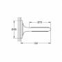 Держатель для стакана, мыльницы GROHE Ondus 40376KS0 для ванной комнаты. Фото
