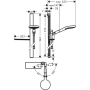 Душевой гарнитур Hansgrohe Raindance Select S 27648000. Фото