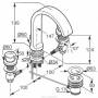 Смеситель для умывальника KLUDI Joop 55143H705. Фото