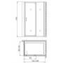 Душевой уголок Gemy Sunny Bay S28131B-A2. Фото