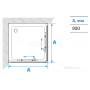 Душевое ограждение Акватон Ritsa квадратное 90х90х200 1AX009SSXX000. Фото