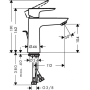 Смеситель для раковины Hansgrohe Talis E 71710140. Фото