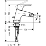 Смеситель для биде Hansgrohe Focus E2 31920000. Фото