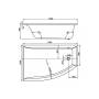 Ванна акриловая VAGNERPLAST Veronela 160 VPBA160VEA3PX-01. Фото