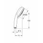 Ручной душ GROHE Tempesta New Cosmopolitan 27573001. Фото