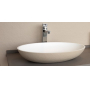 Раковина ACQUABELLA COLEZZIONI 58х38 LAVABO_ON-TOP_OVAL_SLATE_BLANCO. Фото