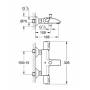 Термостатический смеситель для ванны GROHE Grohtherm 1000 34155000. Фото
