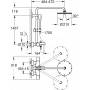 GROHE 27641000 Rainshower Душ.сист.с терм.д.ванны,450мм. Фото