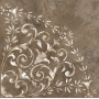 Керамин Керамический гранит  Монреаль 2Д 500х500 коричневый с рисунком. Фото