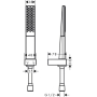 Душевой набор Hansgrohe Rainfinity 100 1jet 26856700. Фото