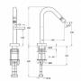 Смеситель для биде JACOB DELAFON Stillness E971-4-CP. Фото