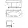 Ванна АКВАТЕК Европа 180х80 с гидромассажем. Фото