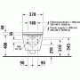 Унитаз подвесной безободковый DURAVIT ME By Starck SensoWash Rimless 2510092000 для скрытой крышки-биде SensoWash F, с HygieneGlaze. Фото