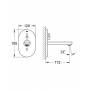 Смеситель для раковины GROHE Eurosmart Cosmopolitan 36315000 (внешняя часть). Фото