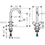 Смеситель для кухни Hansgrohe Logis 71280000. Фото