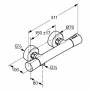 Смеситель термостатический для душа KLUDI Zenta 351008638. Фото