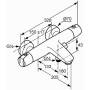 Смеситель термостатический для ванны KLUDI MX 354310538. Фото