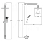 Душевая система JACOB DELAFON Eo Eco E45893-CP. Фото