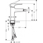 Смеситель для биде Hansgrohe Metropol 32520700. Фото