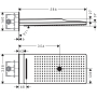 Верхний душ Hansgrohe Rainmaker Select 580 3jet 24001400. Фото