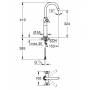 Смеситель для мойки GROHE Atrio Ypsilon 21044000. Фото