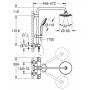 GROHE 26418000 Euphoria 180 E Душевая система с термостатом для душа без верхнего и ручного душей, эргономичные рукоятки. Фото