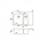 Мойка кухонная OMOIKIRI Akisame 78-2-LG-L нерж.сталь/светлое золото. Фото