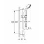Душевой гарнитур GROHE Relexa 28944001. Фото