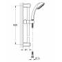 Душевой гарнитур GROHE Tempesta Duo 28591003. Фото
