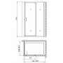 Душевой уголок GEMY Sunny Bay S28191A-A85. Фото