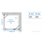 Душевое ограждение Акватон Lax SQR R квадратное 90х90х200 1AX018SSXX000. Фото