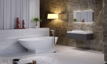 Ванна из литьевого мрамора NS BATH NSB-18900. Фото