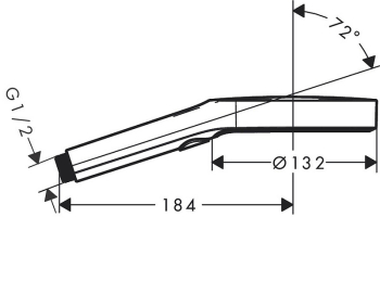 Ручной душ Hansgrohe Rainfinity 130 3jet 26864140, шлифованная бронза. Фото