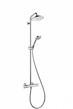 Душевая система HANSGROHE Croma 220 Showerpipe 27185000. Фото