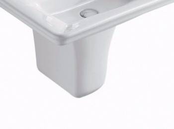 Полупьедестал CERAMICA GLOBO подвесной RES05.BI. Фото