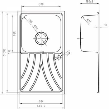 Кухонная мойка IDDIS Arro ARR78PLi77K. Фото