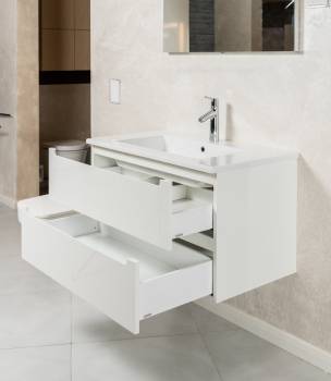 Тумба с раковиной SCAVOLINI Idro Fresh 90 71517016+32004832 Prestige White. Фото