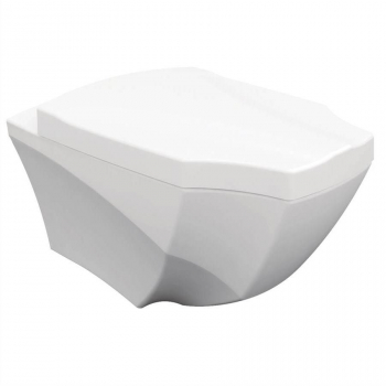 Безободковый подвесной унитаз-биде BIEN Fracture FRKA056GMVP1W3000. Фото