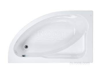 Ванна ROCA Welna 160x100 L асимметричная белая ZRU9302997. Фото