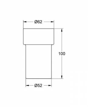 Cтакан GROHE Ondus 40390000 для ванной комнаты. Фото
