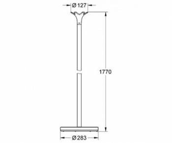 Держатель для халатов GROHE Ondus 40387000 для ванной комнаты. Фото