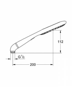 Ручной душ GROHE Rainshower Icon 27630000. Фото