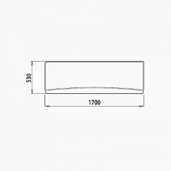 Панель фронтальная для ванны IDDIS 170 002 универсальная 002170Ui93. Фото